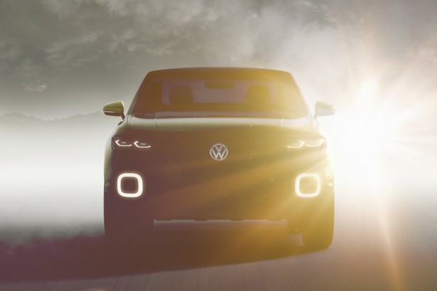 Volkswagen приоткрыл внешний вид нового компактного кроссовера